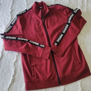 GBG Mens Zipper Jacket Garnet M EUC MMVII